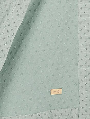 Protector de cuna + manta y peluche en algodón orgánico 'Roba lil planet'