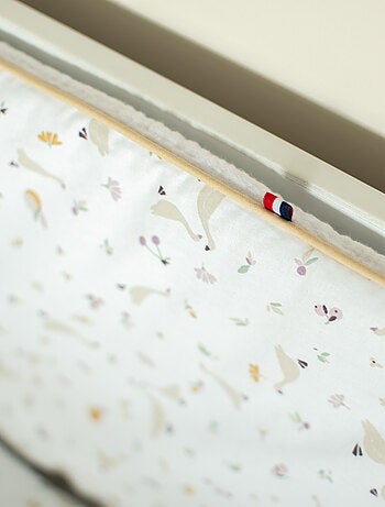 Protector de cuna reversible bebé muselina de algodón | SEVIRA KIDS