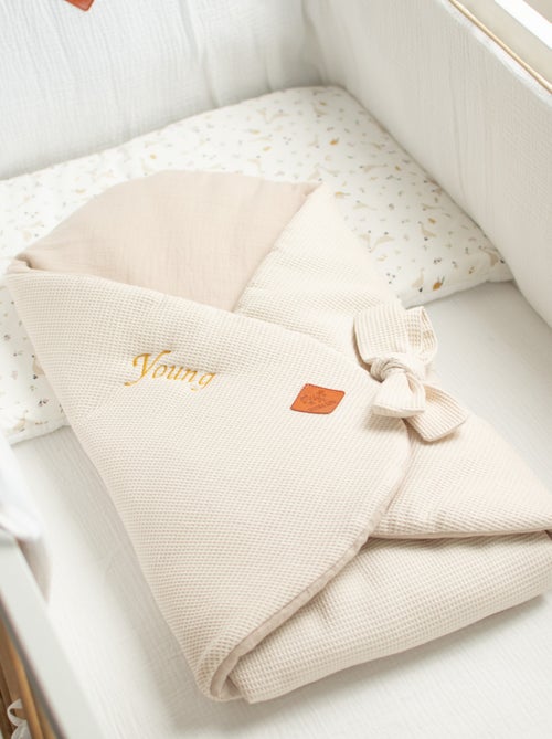 Protector de cuna reversible bebé muselina de algodón | SEVIRA KIDS - Kiabi