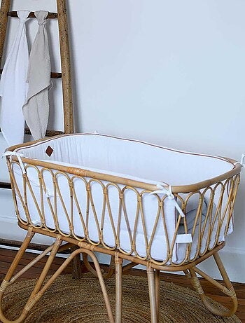 Protector de cuna reversible bebé muselina de algodón | SEVIRA KIDS