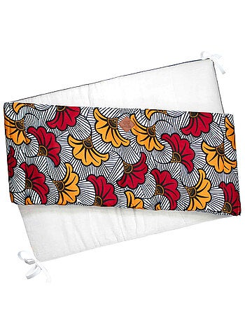 Protector de cuna reversible bebé muselina de algodón | SEVIRA KIDS