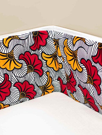 Protector de cuna reversible bebé muselina de algodón | SEVIRA KIDS