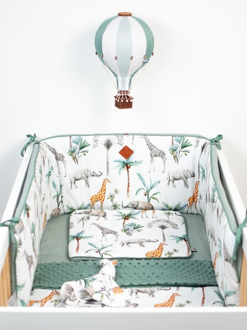 Protector de cuna reversible bebé muselina de algodón | SEVIRA KIDS - Kiabi