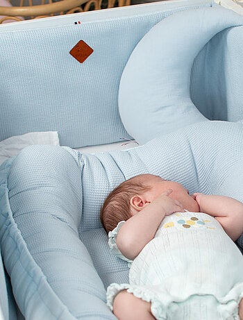 Protector de cuna reversible para bebé nido de abeja - SEVIRA KIDS