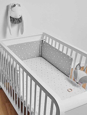 Protector de cuna reversible para bebé nido de abeja - SEVIRA KIDS