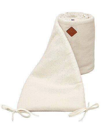 Protector de cuna reversible para bebé nido de abeja | SEVIRA KIDS