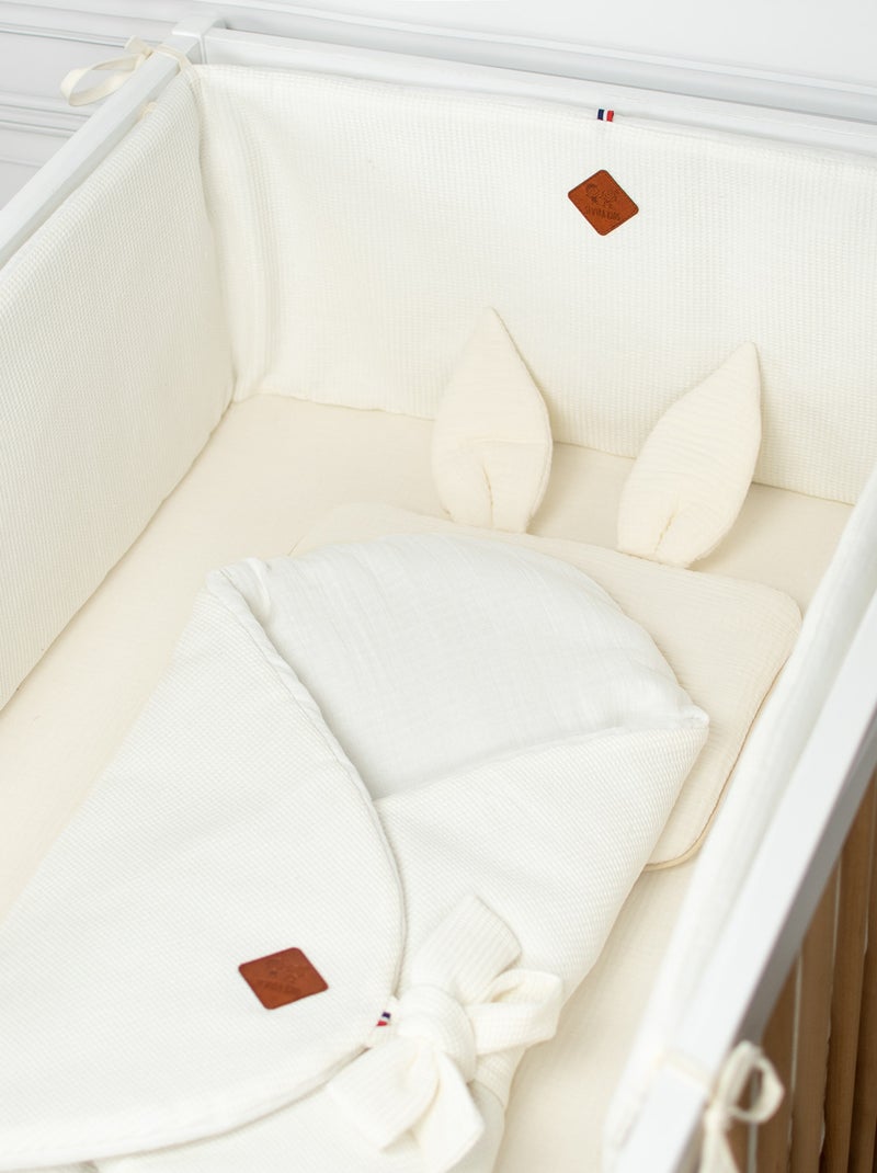 Protector de cuna reversible para bebé nido de abeja | SEVIRA KIDS Crudo - Kiabi