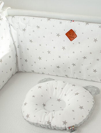 Protector de cuna reversible para bebé nido de abeja | SEVIRA KIDS