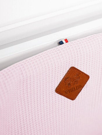 Protector de cuna reversible para bebé nido de abeja | SEVIRA KIDS