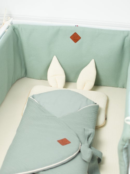 Protector de cuna reversible para bebé nido de abeja | SEVIRA KIDS - Kiabi