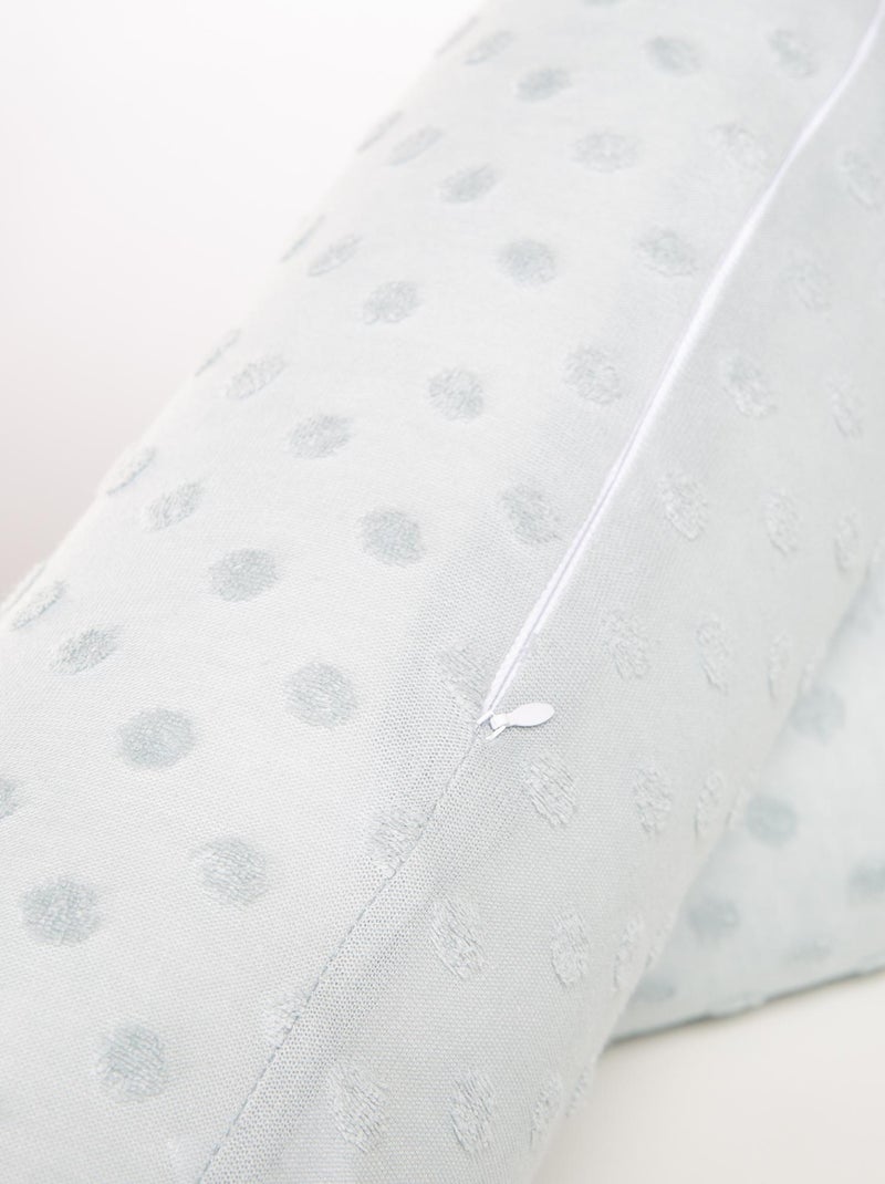 Protector de cuna tipo cojín en algodón orgánico Oeko-Tex® 'Roba lil planet' Azul cielo - Kiabi