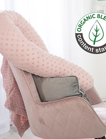 Protector de cuna tipo cojín en algodón orgánico Oeko-Tex® 'Roba lil planet'