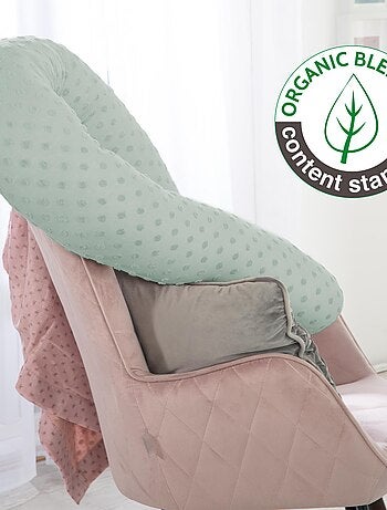 Protector de cuna tipo cojín en algodón orgánico Oeko-Tex® 'Roba lil planet'