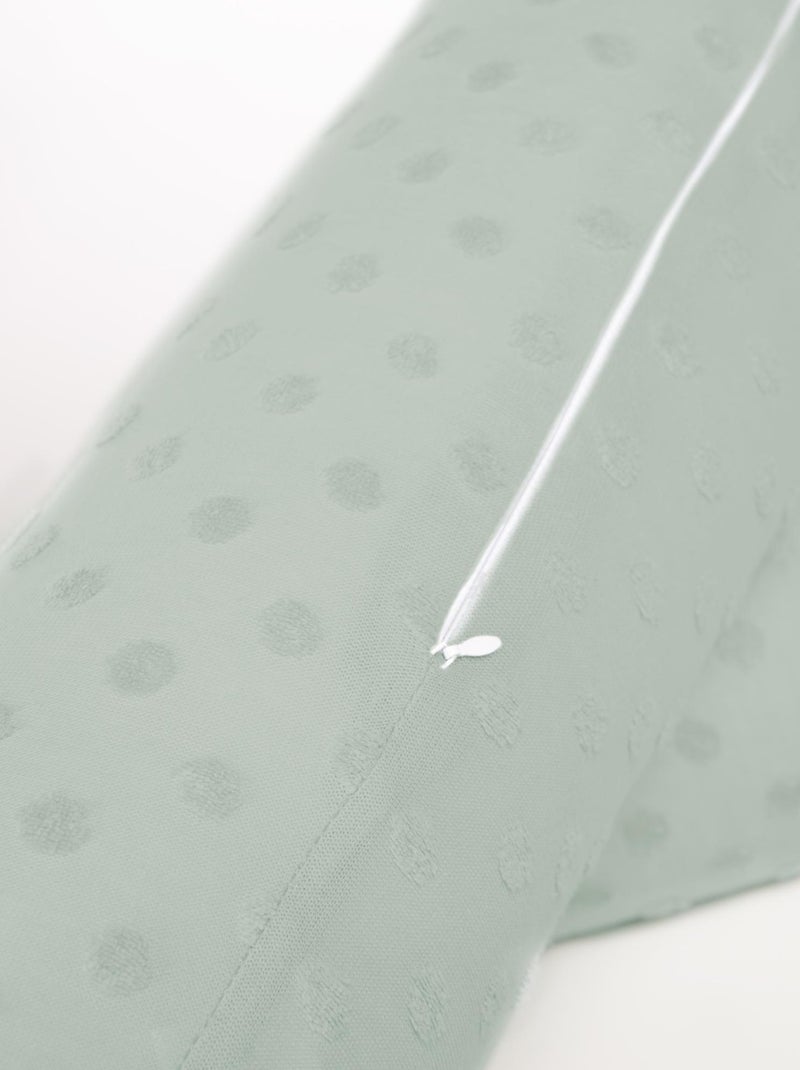 Protector de cuna tipo cojín en algodón orgánico Oeko-Tex® 'Roba lil planet' Verde - Kiabi