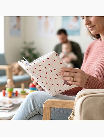 Protector para cartilla de salud de bebé de algodón | SEVIRA KIDS