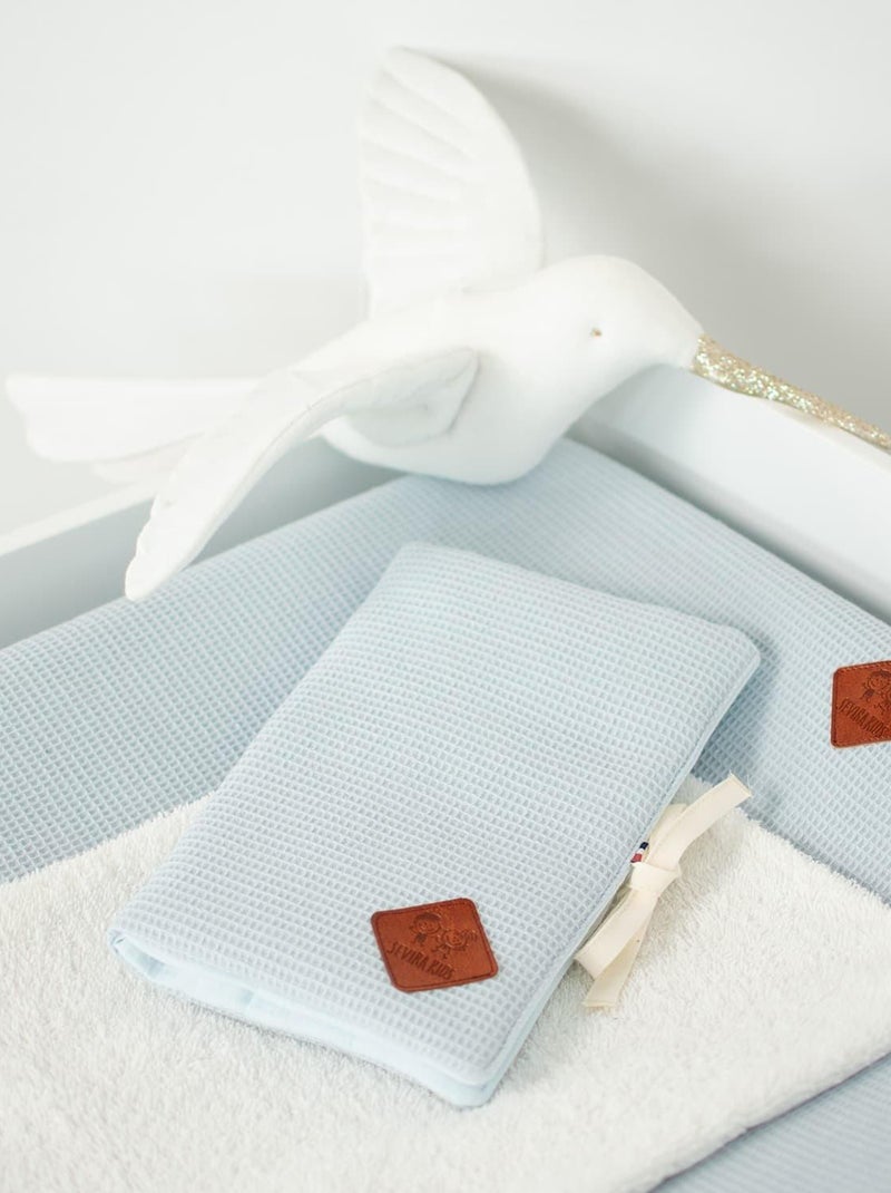 Protector para cartilla de salud en nido de abeja | SEVIRA KIDS Azul - Kiabi