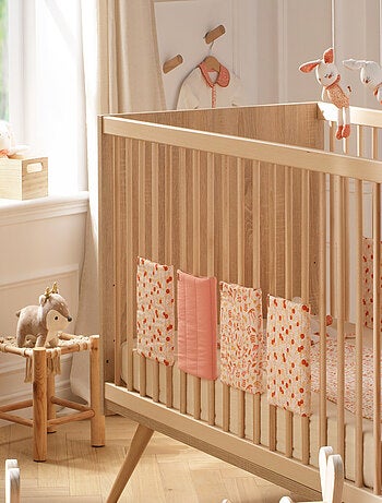 Protectores de barandilla de cuna, pack de 8 en algodón - SAUTHON