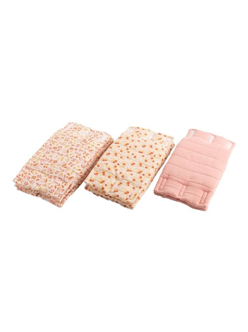 Protectores de barandilla de cuna, pack de 8 en algodón - SAUTHON - Kiabi