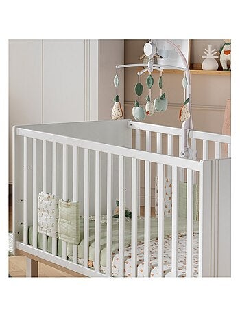 Protectores de riel de cama de algodón verde - SAUTHON