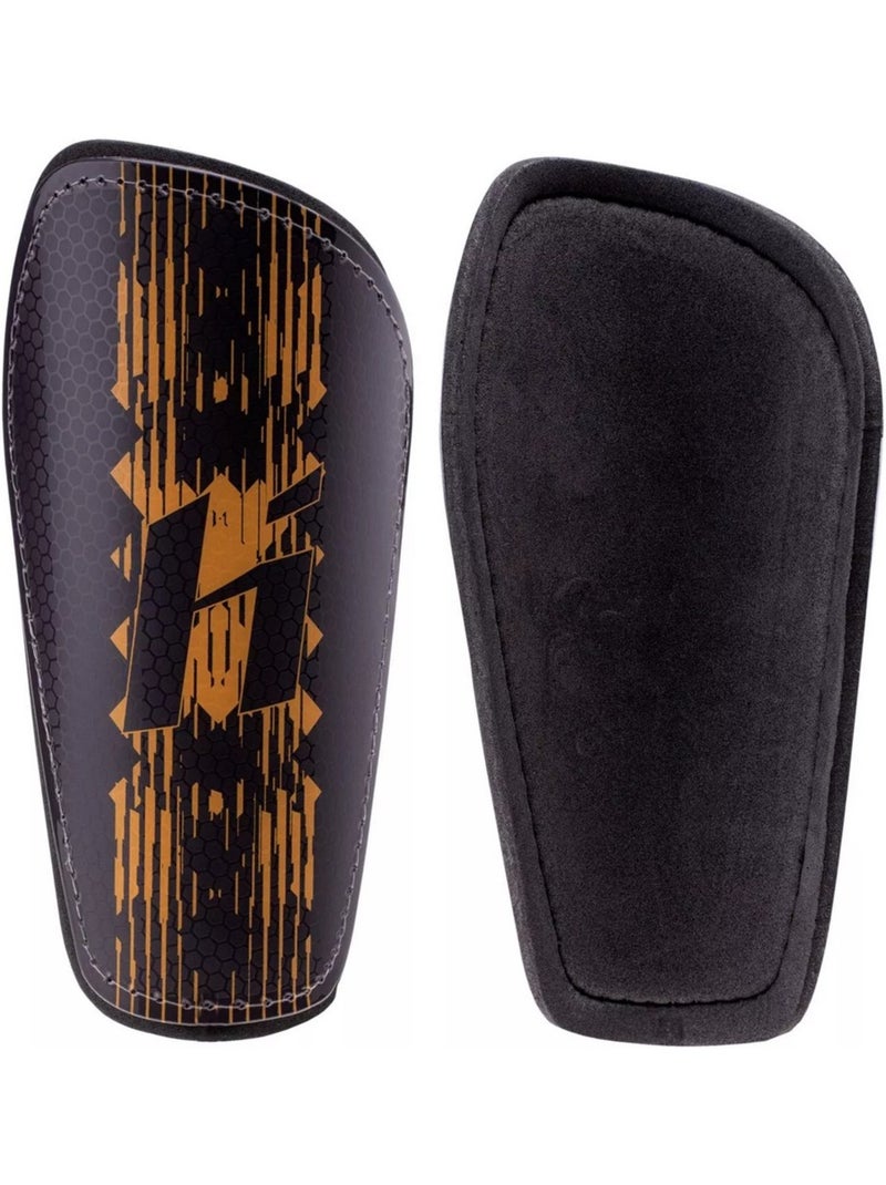 Protectores para tíbia edson para hombre - huari Negro Dorado - Kiabi