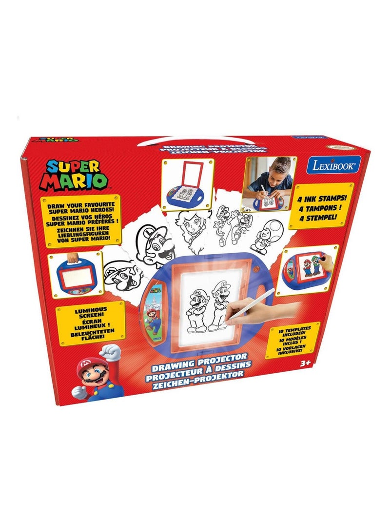 Proyector de dibujo Super Mario con plantillas y sellos N/D - Kiabi