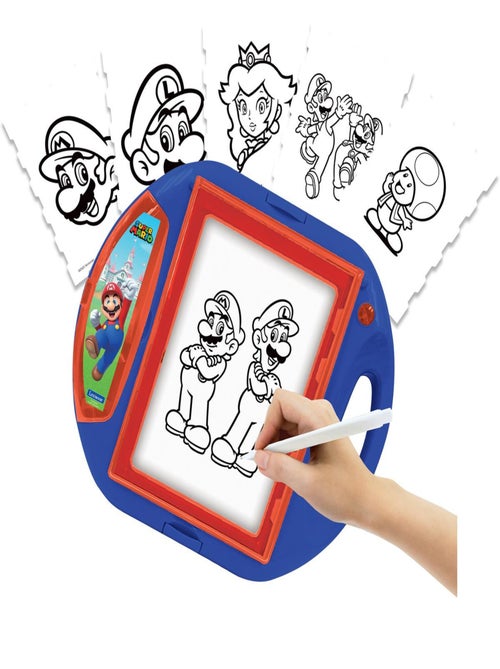 Proyector de dibujo Super Mario con plantillas y sellos - Kiabi