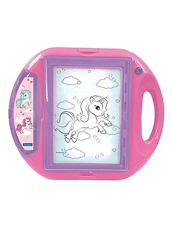 Proyector de dibujo Unicornio con plantillas y sellos