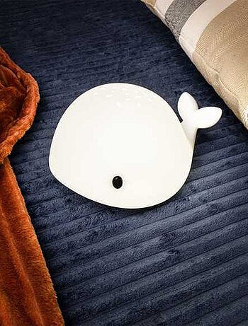 Proyector de luz táctil de silicona – ballena | Little L