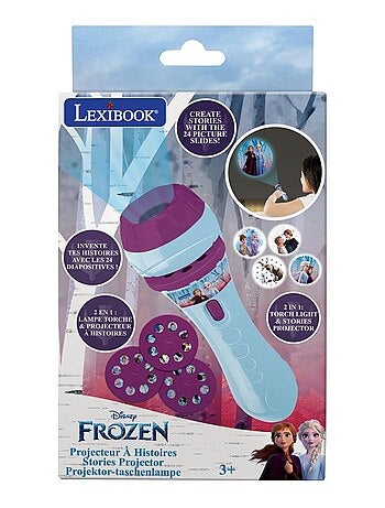 Proyector y linterna de Frozen Stories