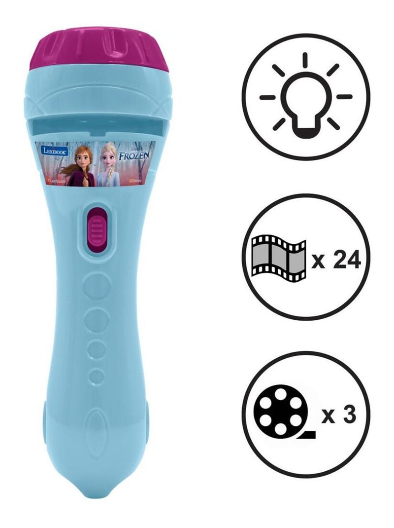 Proyector y linterna de Frozen Stories Azul - Kiabi