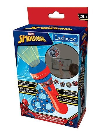 Proyector y linterna SpiderMan Stories