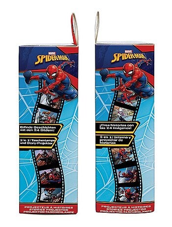 Proyector y linterna SpiderMan Stories