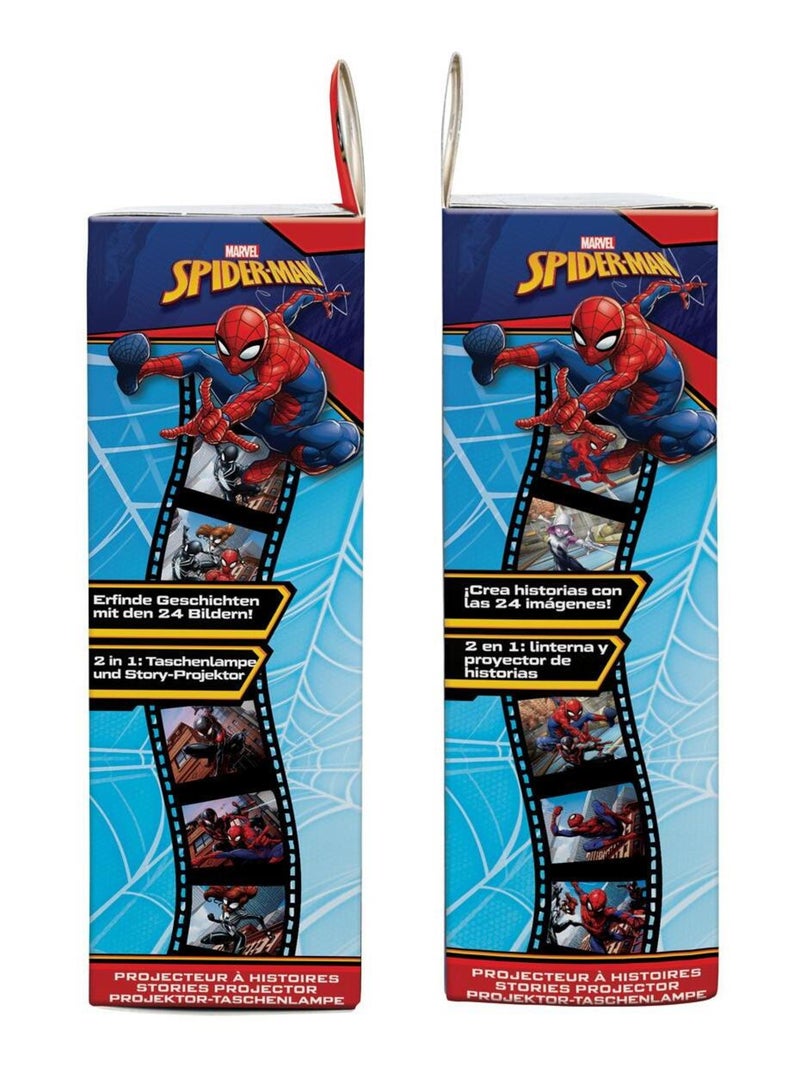 Proyector y linterna SpiderMan Stories Rojo - Kiabi
