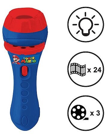 Proyector y linterna Super Mario Stories