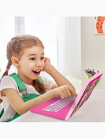 Puertoátil educativo bilingüe barbie con 170 actividades (en/es)
