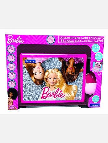 puertoátil educativo parlante bilingüe Barbie 124 actividades en inglés y español