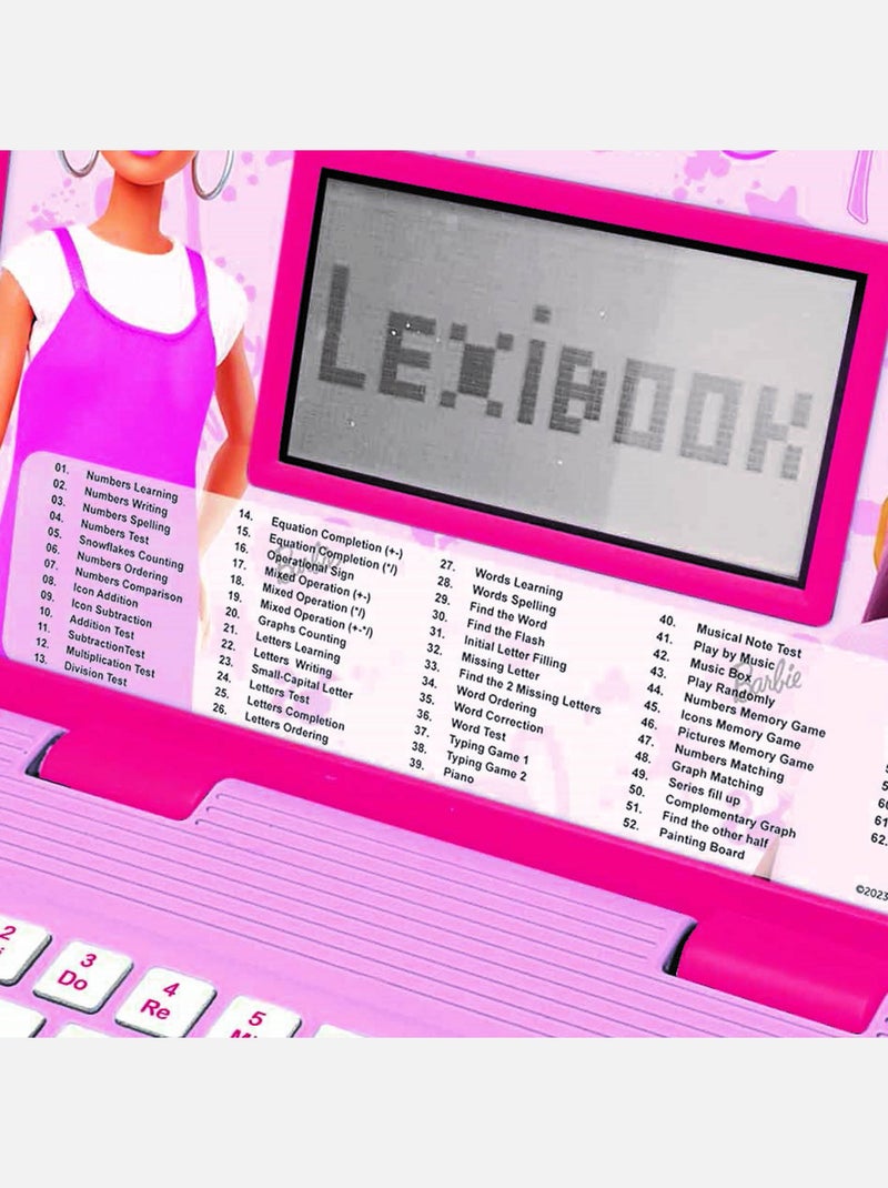 puertoátil educativo parlante bilingüe Barbie 124 actividades en inglés y español Rosa - Kiabi