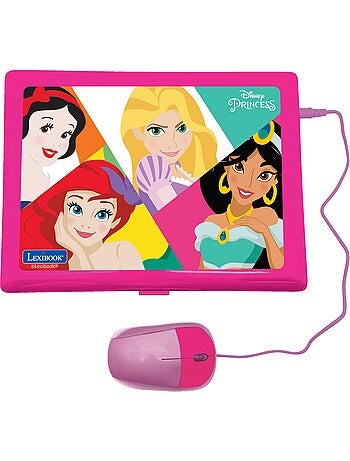 puertoátil educativo parlante bilingüe Princesas Disney 124 actividades en inglés y español