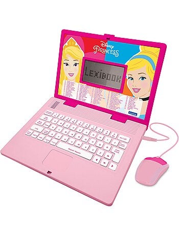puertoátil educativo parlante bilingüe Princesas Disney 124 actividades en inglés y español