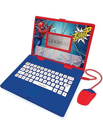 puertoátil educativo parlante bilingüe SpiderMan 124 actividades en inglés y español