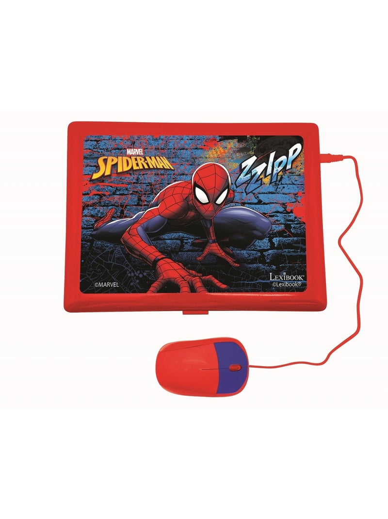 puertoátil educativo parlante bilingüe SpiderMan 124 actividades en inglés y español Rojo - Kiabi