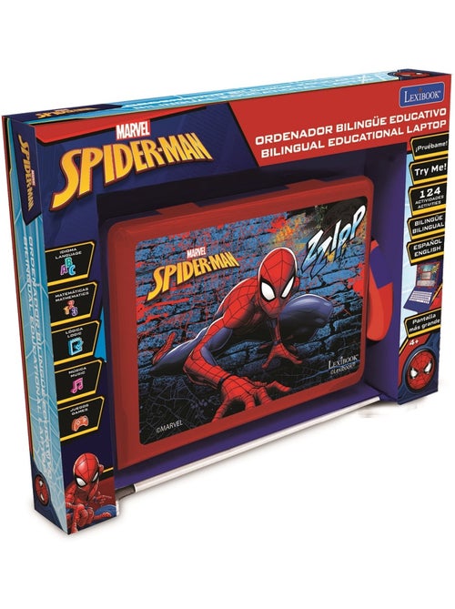 Puertoátil educativo parlante bilingüe spiderman 124 actividades en inglés y español - Kiabi
