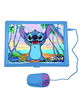puertoátil educativo parlante bilingüe Stitch 124 actividades en francés e inglés