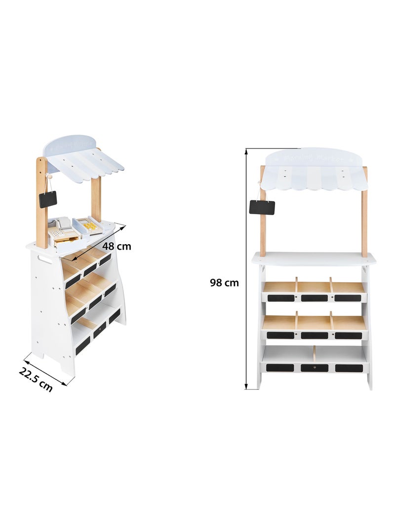 Puesto de frutas y verduras madera con caja y TPE Mamabrum N/D - Kiabi