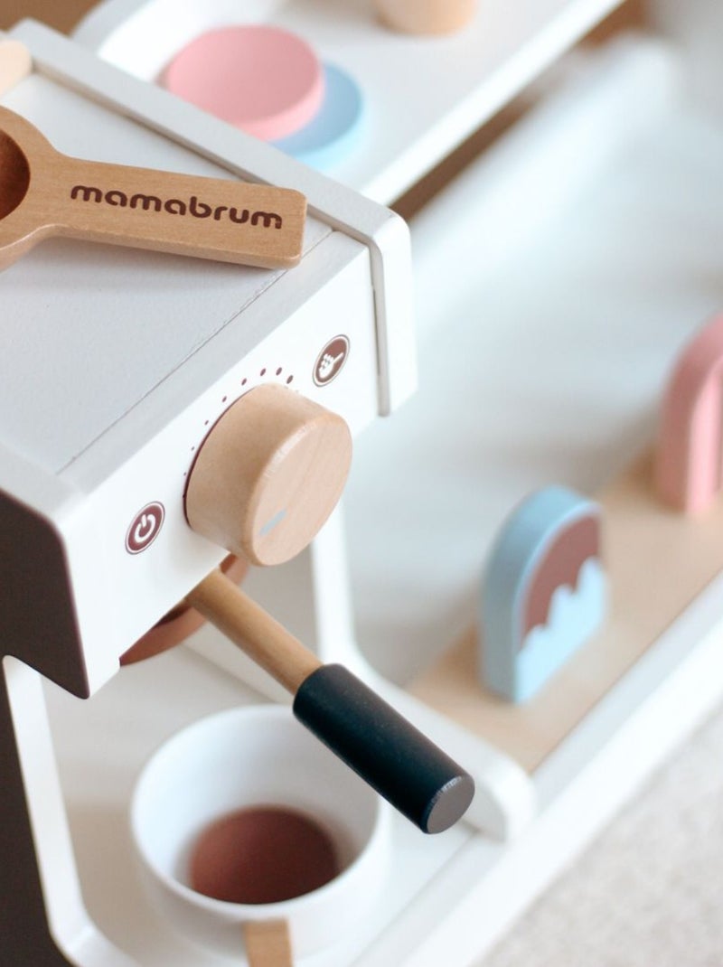 Puesto de juguete madera cafetera y heladería Mamabrum N/D - Kiabi