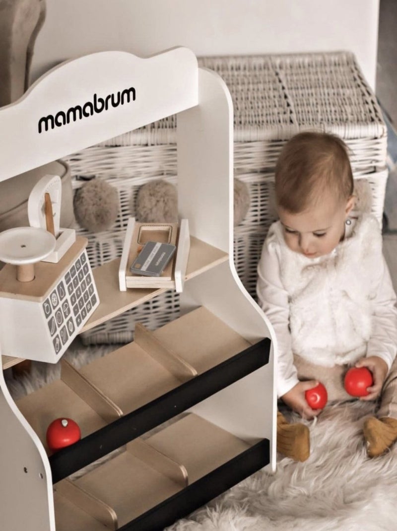 Puesto de venta de madera con balanza Mamabrum N/D - Kiabi