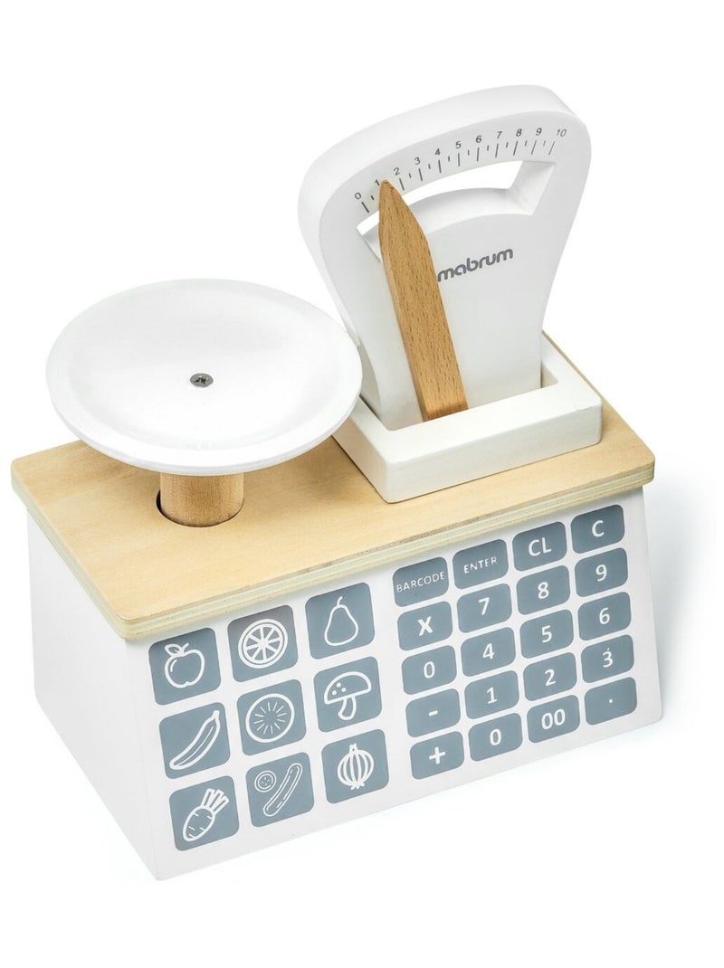 Puesto de venta de madera con balanza Mamabrum N/D - Kiabi