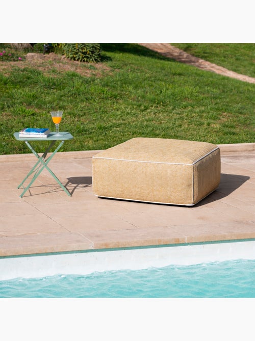 Puf cuadrado hinchable de exterior FORMENTERA - Kiabi