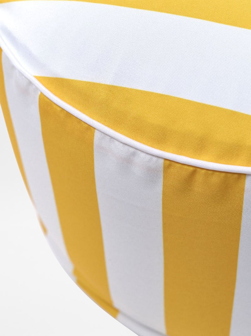 Puf hinchable de rayas AMARILLO - Kiabi