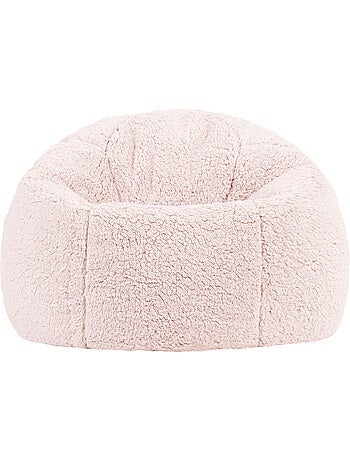 Puf infantil clásico grande de tejido de peluche suave - icon